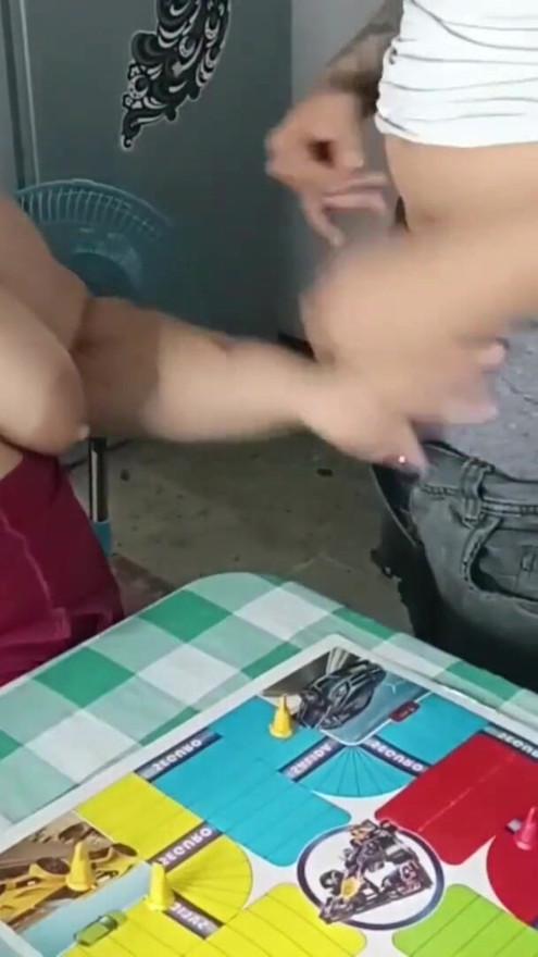 Making a new game with my stepmom while her husband's horny is at work | Clip 2