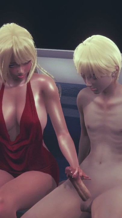 헨타이 무수정 - 나티가 지하철에서 해주는 핸드잡 | 클립 1