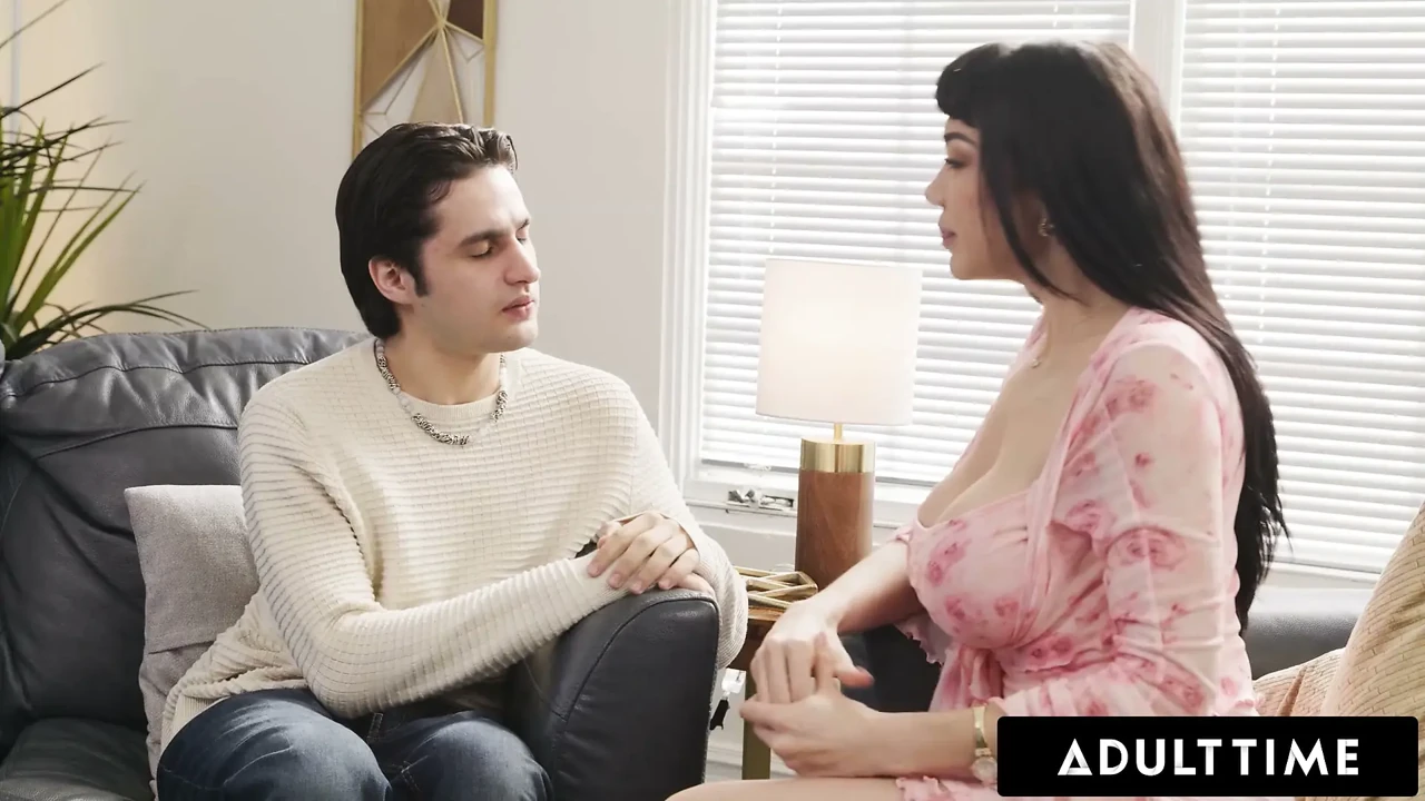 ADULT TIME - Cunning MILF Little Puck Fucks Stepson To Make Him Doubt Marrying His Girlfriend