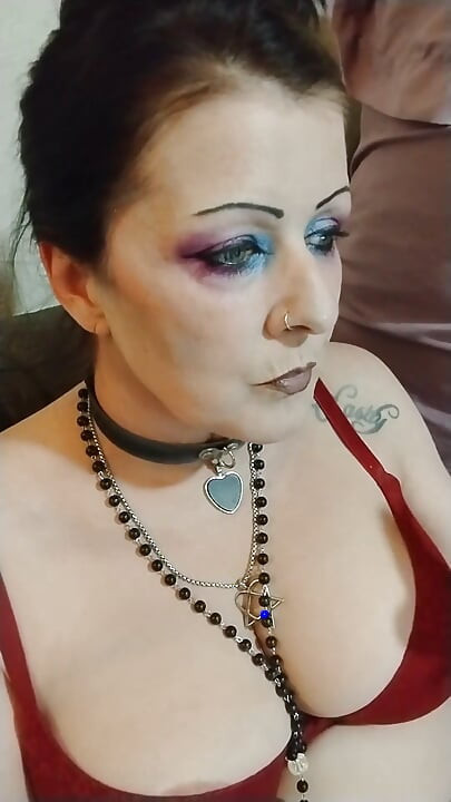 MILF Smoking in a Bra