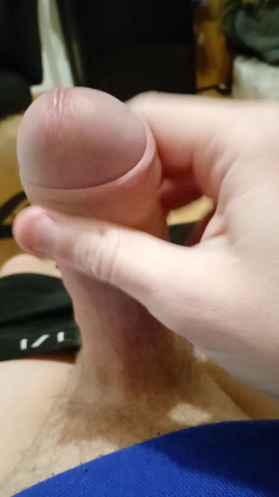 Fingering dick with foreskin  #10