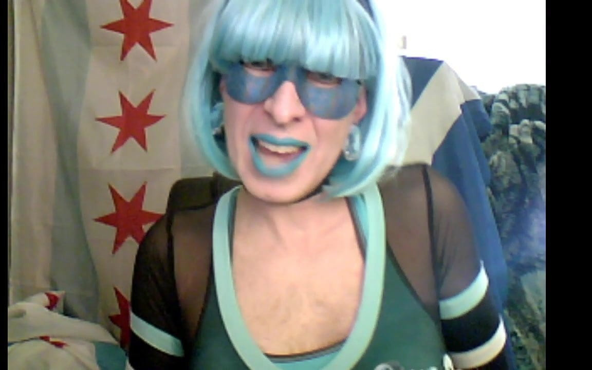Cross Dresser Rides Dildo by VikkiCD16