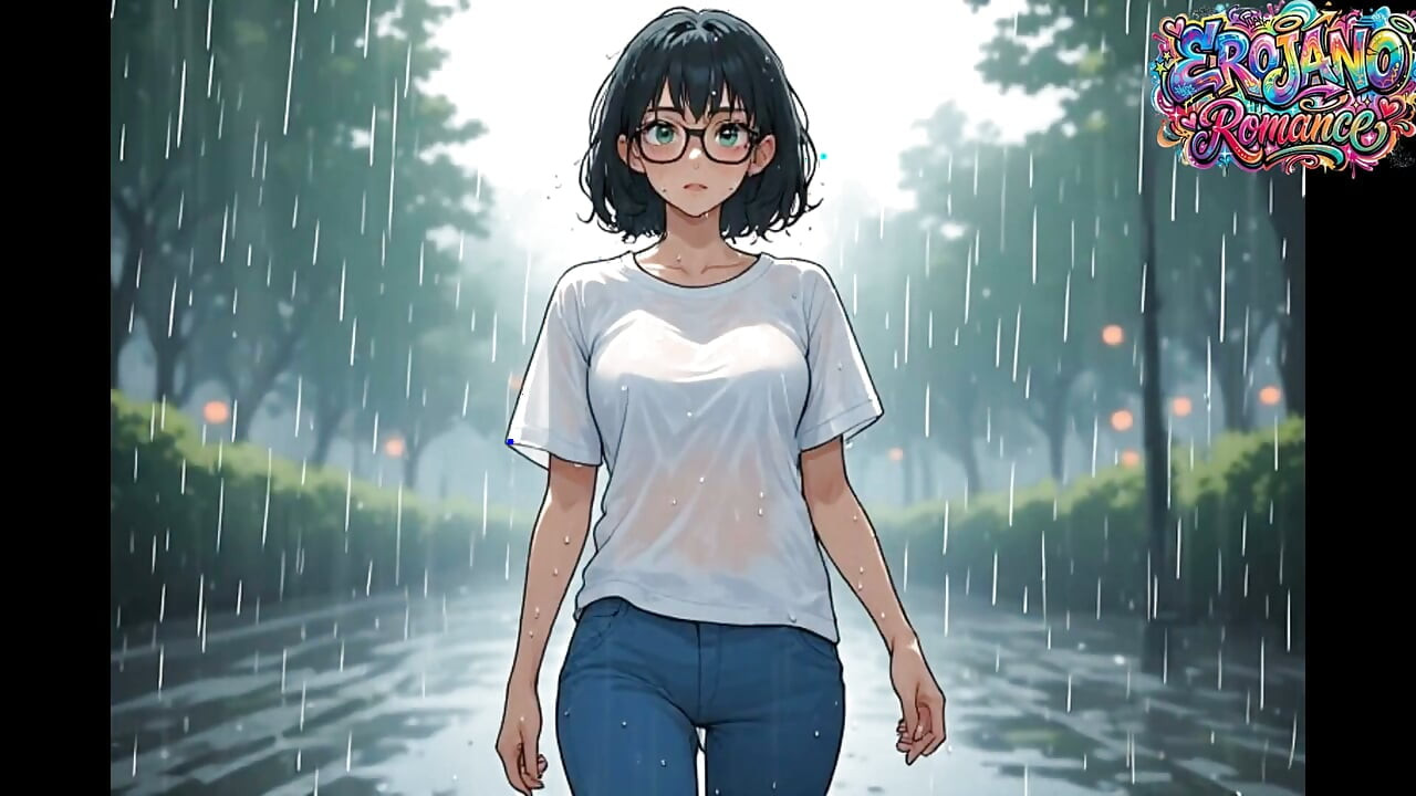 POV My 25-year-old Girlfriend Loves Me in the Rain, but I Reject Her and End up Consoling Herself with Older Men