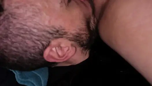 Gf face sitting and pissing on me while i lick her