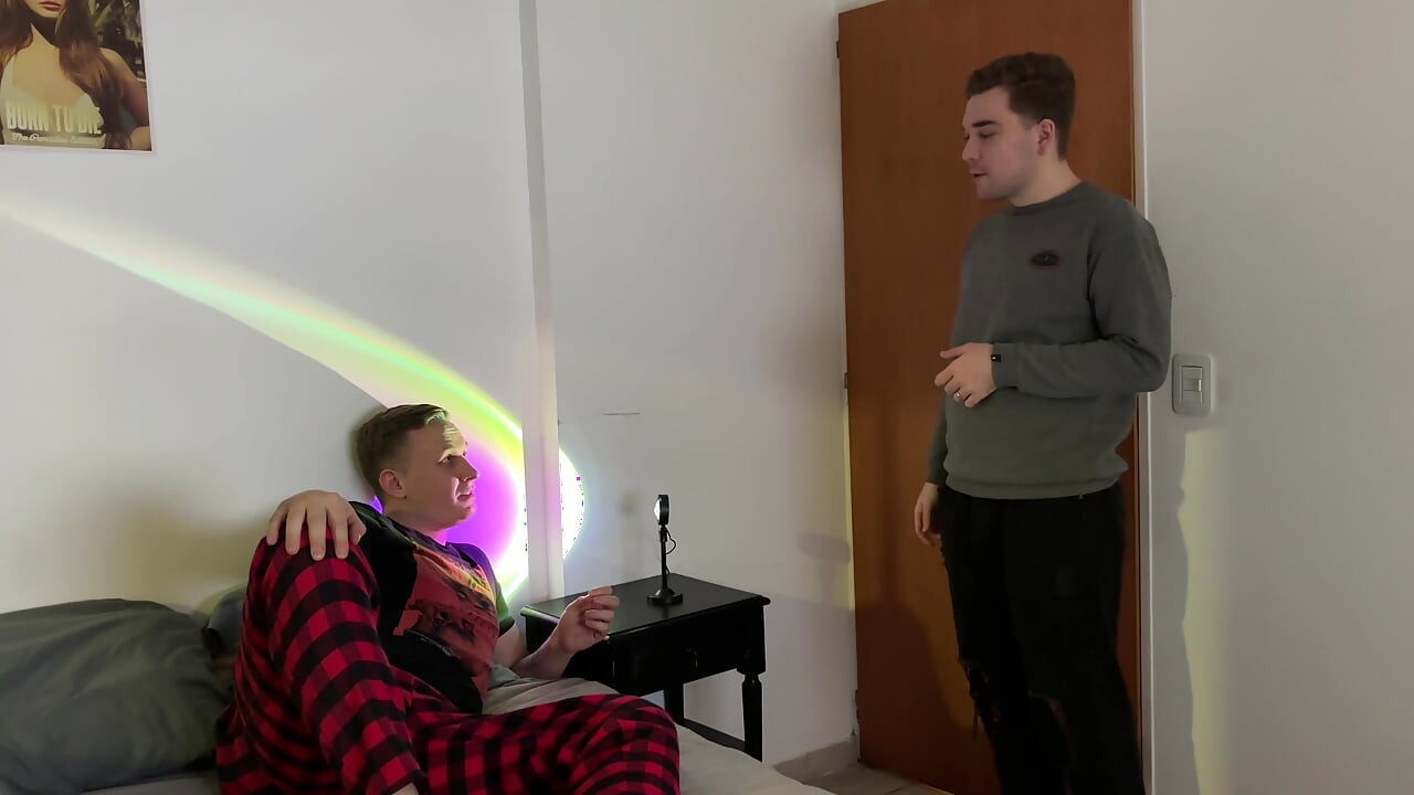 Big Dick Femboy Sucks and Rides Thick Cock and Takes a Messy Facial