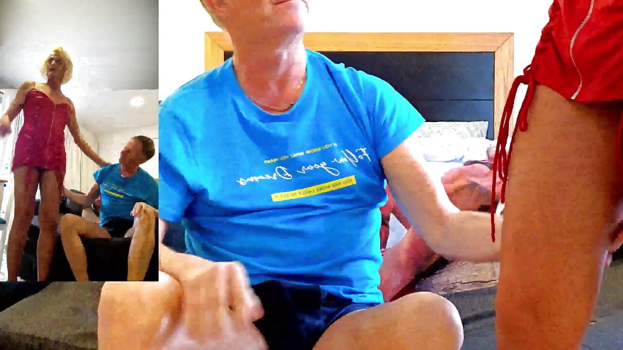 Najnoviji Seks Show Uživo, Gigi i Dave, Shemale i Muški Par, POV, Iza Kulisa, Seks preko Web Kamere, 02.09.2025
