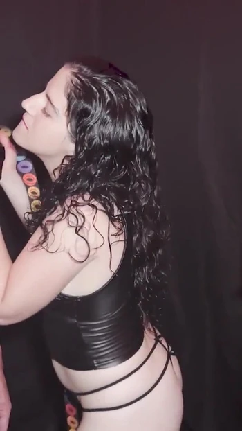 Stunning moment from "Training a New Domme - Two Femdoms Lovingly Punish a Sub - Cliff Media"