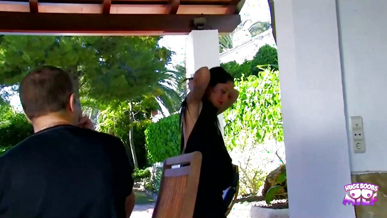A spicy Latina is all dressed up for meeting her fucker who trashes her cunt.