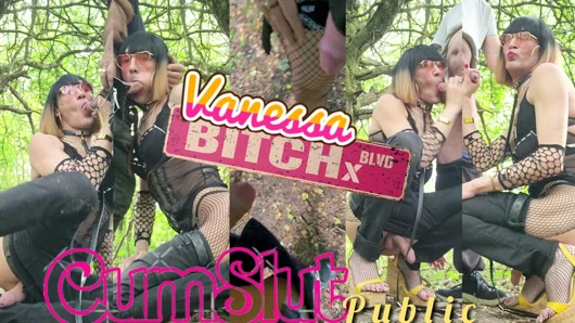 [VBx割Blvd] Used As a Cock Pump & Tail Dumper In The Forest. CuMSLut-Public VaneSsaBiTCHx