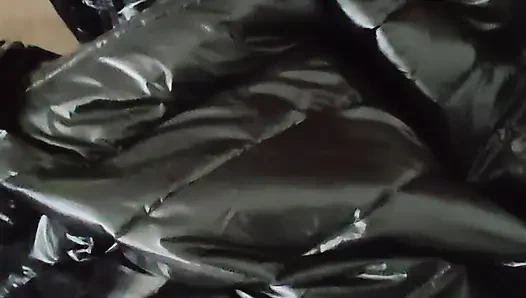 ShinySam1, shiny, catsuit, riding boots...