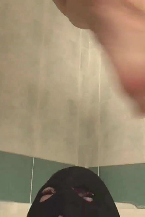 Golden shower for her slave