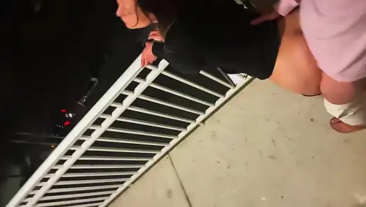 Risky Hotel Balcony Fuck and Beach Sex