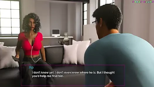 Diam dan joget - footjob di teras rumah, abang tiriku jadi sange (episode 11-1)