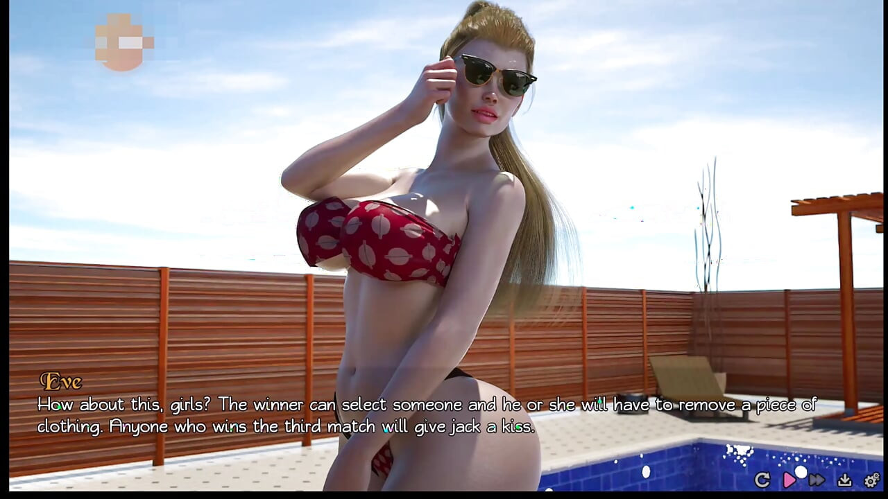 Pure love #6: Ava gave Johannes a handjob in the pool