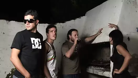 Crazy GANGBANG in San Paulo, Brazil!!!