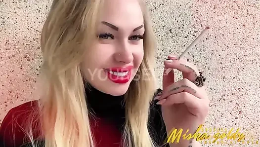 Smoking lipstification! Stare, goon, and lose all your controls!