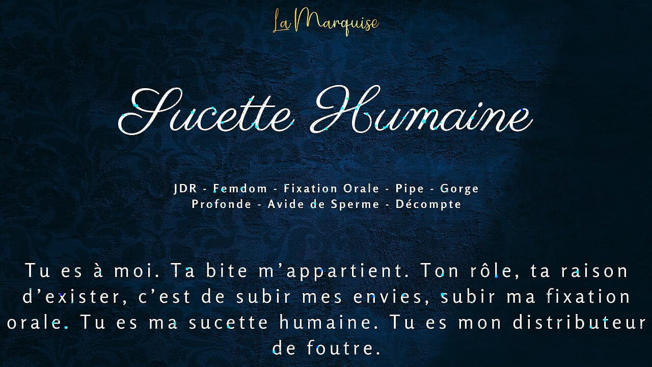 I'm hungry for your cock - french audio porn cum play