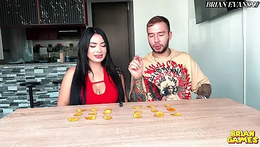 Petite busty Latina Alejandra Palacios has sex by losing a game with her round ass - Brian Evansx