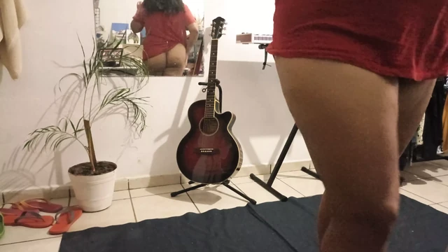 spying on my chubby girlfriend