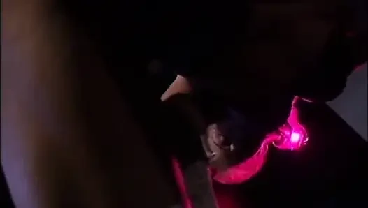 Lapdancing and Fingering Brunette Girl with Big Tits