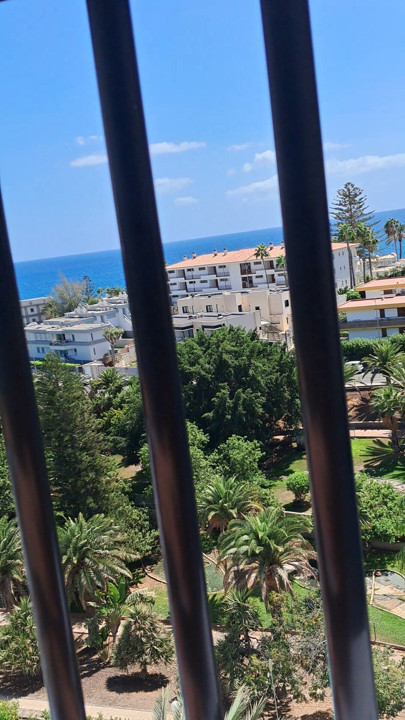 Sunbathing on the balcony