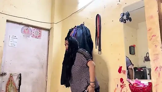 Desi Wife Gives Sloppy Spit Blowjob to Husband Real Indian Couple Oral Sex