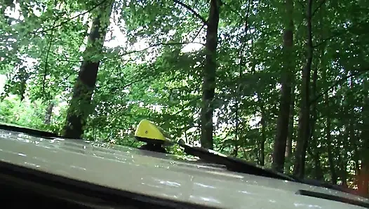 Blonde reife deutsche mit dickem hintern wird im freien geritten