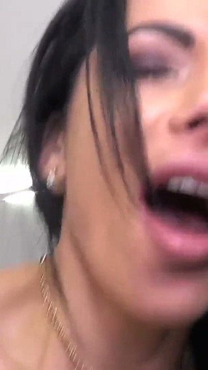 Monster Facial Covers Petite Hottie with Big Tits! | Clip 1