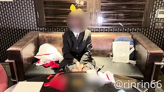 18-jährige japanische studentin Miko cosplay body writing 7 mal hintereinander orgasmen während aufenthalt eingeführt, kein Kolben eingeführt
