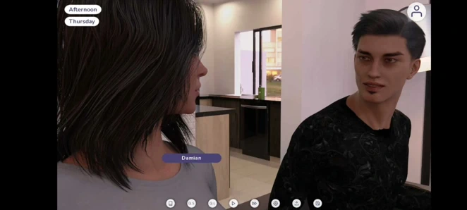 Фантазийная история геймплея - 3D 8+ виртуальные персонажи, часть 2