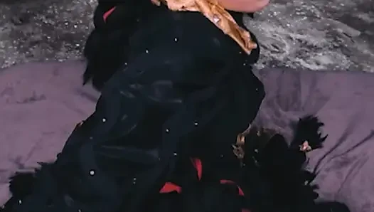 Vrcosplayx Bayonetta olarak Alex Coal ile yaramazlık yapma zamanı
