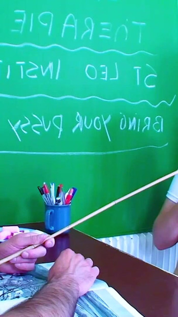 Thrilling moment from "TEACHER SEDUCES VIRGIN TEEN TO FUCK AND CUM INSIDE HER PUSSY"
