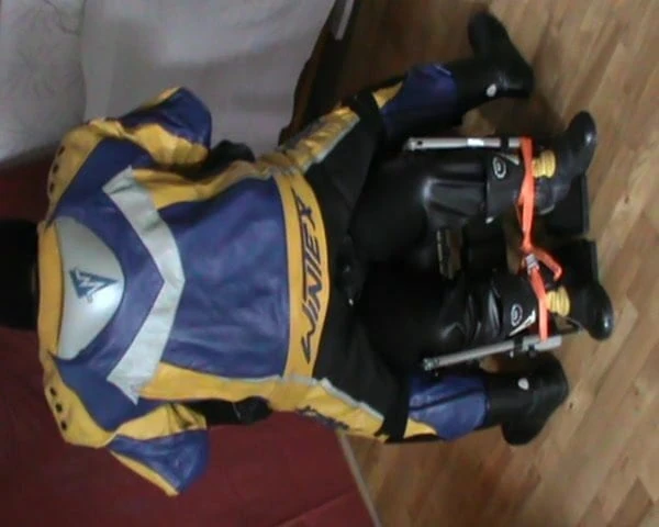 Leather, biker, straitjacket and wheelchair