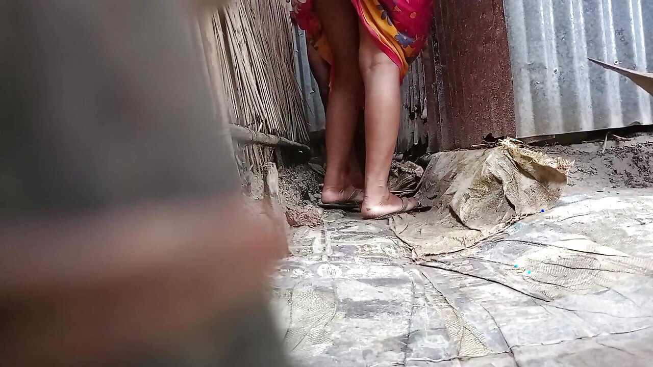My wife and I were having sex in the corner of the room
