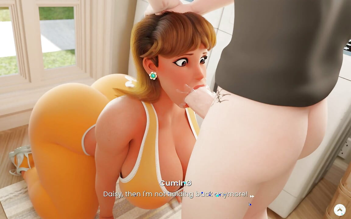 Mansion Days TABOO Hentai Game Ep.5 fucking STEPMOM THROAT in the LAUDRY ROOM while her DAUGHTERS are in the ROOM NEXT DOOR !
