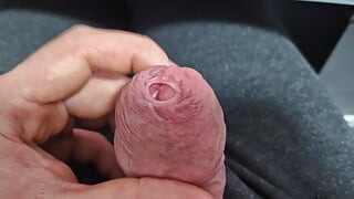 Neporezana Uska Fimoza Kurac Precum Zavodljivanje za Ljubitelje Prepucija S Izbacivanjem Sperme