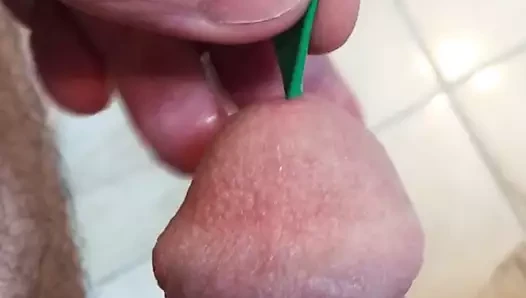 Sounding a rubber balloon