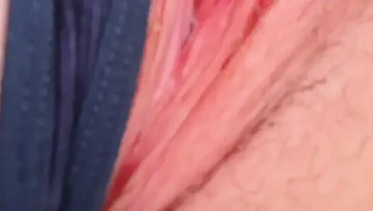 Masturbation of pleasure by a brunette and hot solo