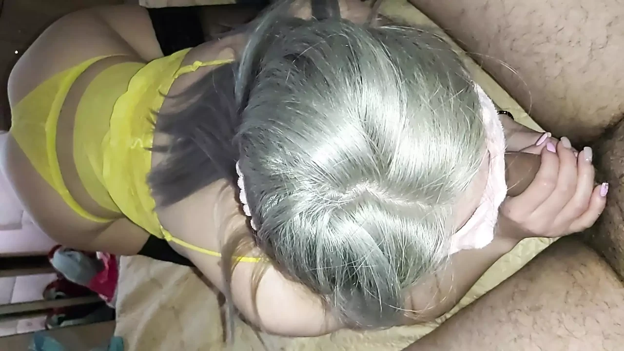 StepNana Elsa Gets Her Mature Mouth and Pussy Pounded By Horny Young StepGrandson