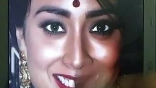 Bollywood-Schauspielerin Shreya Saran erfreuliche Cocking-Tribut