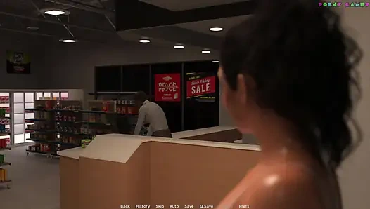 Жена-эксгибиционистка от Wihte Foam - ночной прогулки, обнаженной на улицах 3