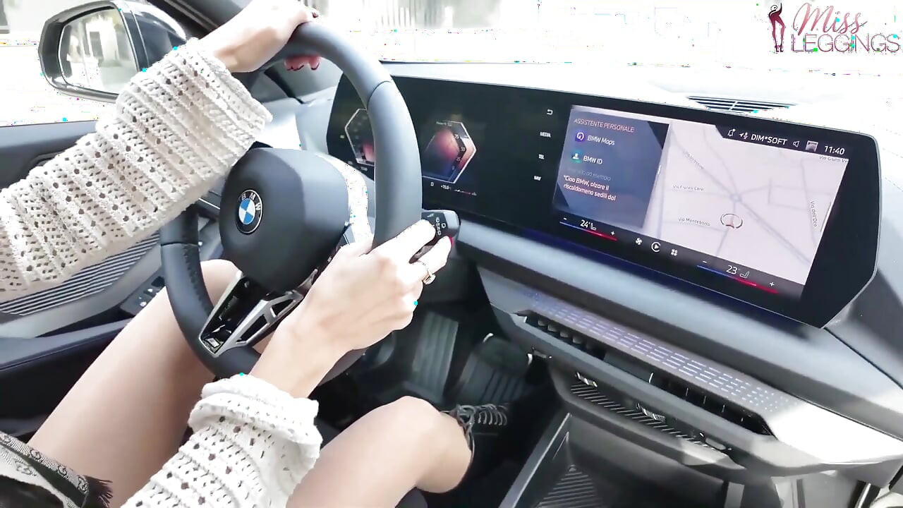 Stepaunt Finds Herself Excited Noticing That Her Stepnephew Is More Interested Her Thighs Than in the New Car