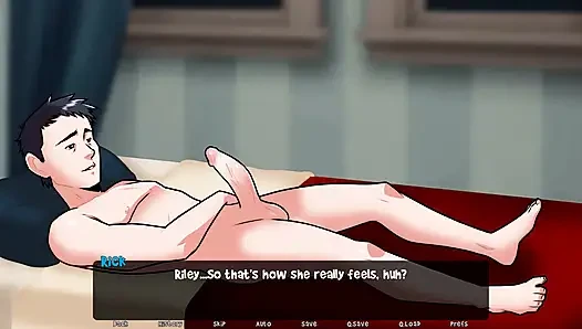 Dawn of Malice: stepsister sucks her stepbro  off and sniffs his dirty pants while masturbating ep 22,23