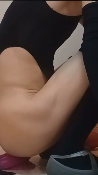Sissy-Kuroko LongDress Anal Dildo | Clip 1