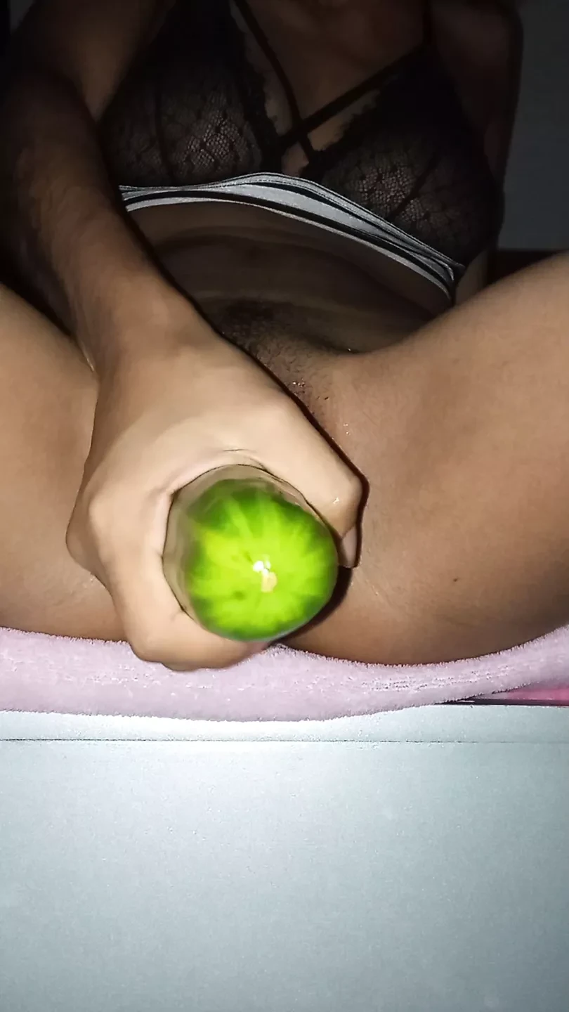 mmm what a delicious cucumber