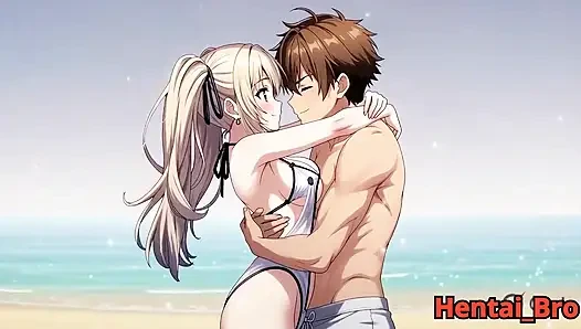 Sensual Silver-Haired Couple – Intimate Bedroom Passion