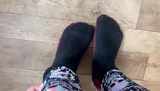 Washing My Sweaty Feet After Running