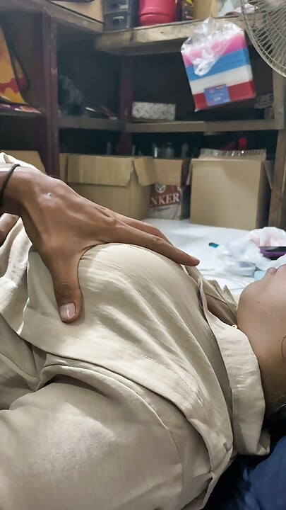 Her body was lying on the ground.