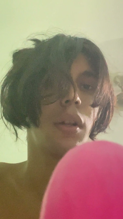 Playful fanboy playing with new sex toy imaging their big brother | Clip 2