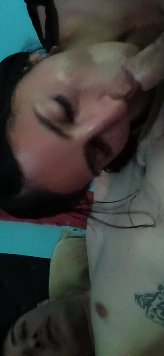 He asked me for milk and I gave it to his tits